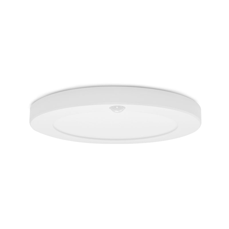 MIIDEX – ALDEBARAN - Plafonnier LED Ø230mm 18W CCT 3000/4000/5500K avec détecteur IR blanc - Réf : 100010