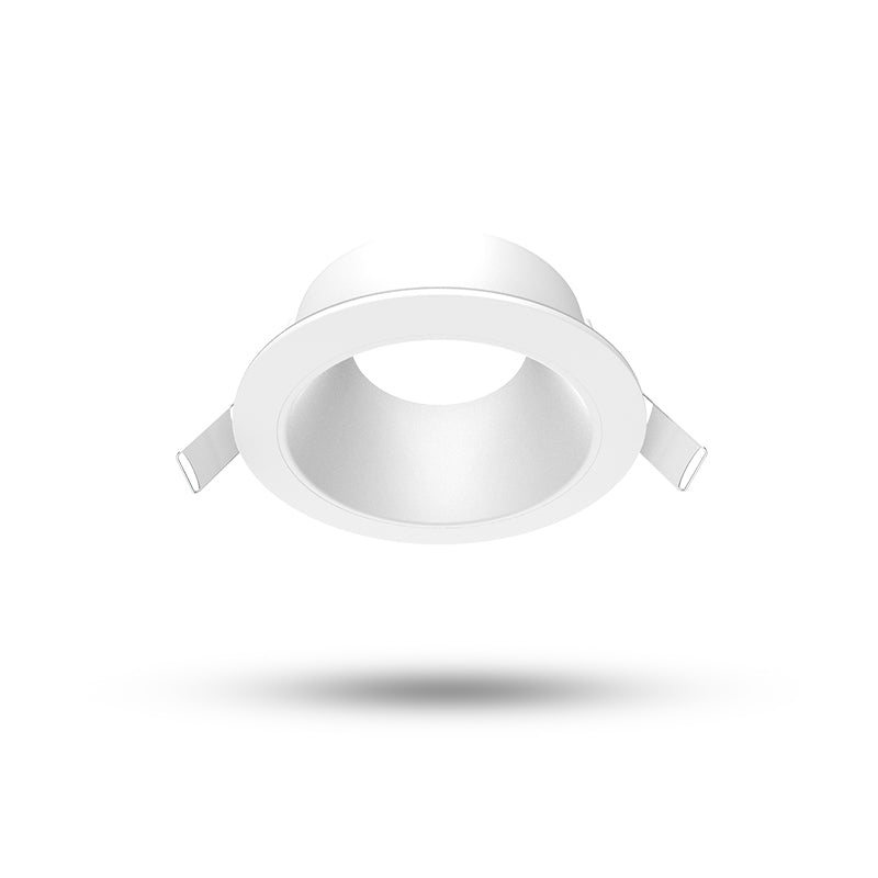 MIIDEX – ÉCLAT CCT II - Collerette ronde basse luminance Ø82mm blanc/blanc - Réf : 100282