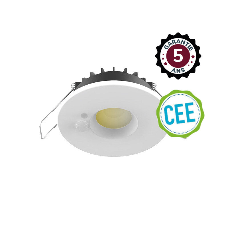 Miidex Lighting - Spot LED ESA CCT BBC 6W Gradable + Détecteur - Réf : 100619