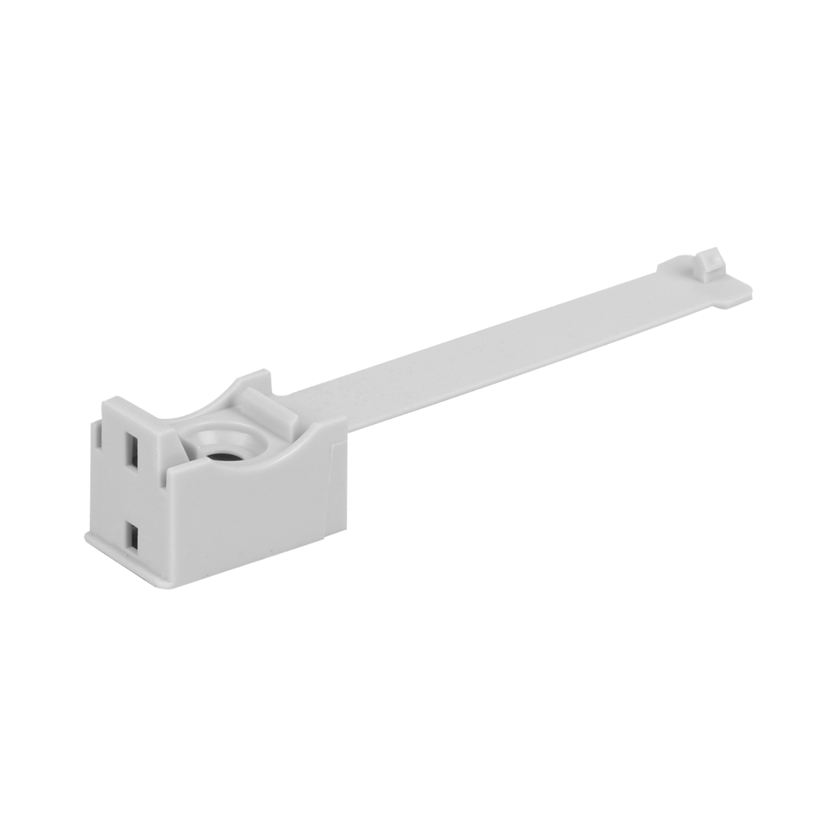EUR'OHM – CLICK - Collier à embase pour tube IRL Ø16/20mm gris - Réf : 43301