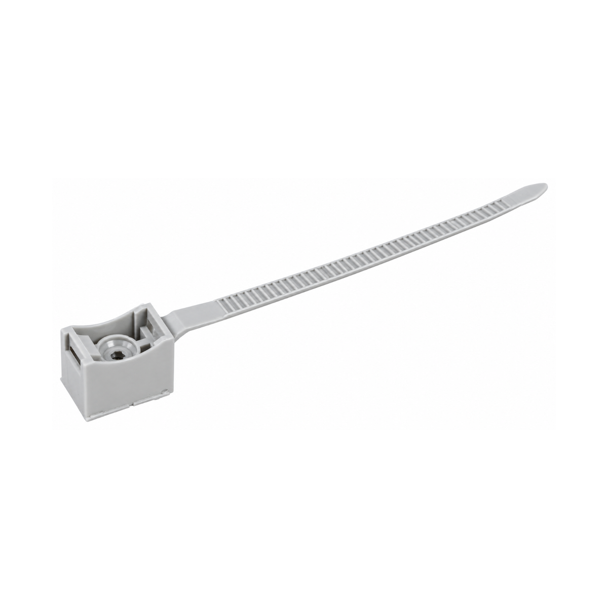 EUR'OHM – QUICK - Collier à embase pour tube ou câble Ø40 à 63mm gris - Réf : 43312