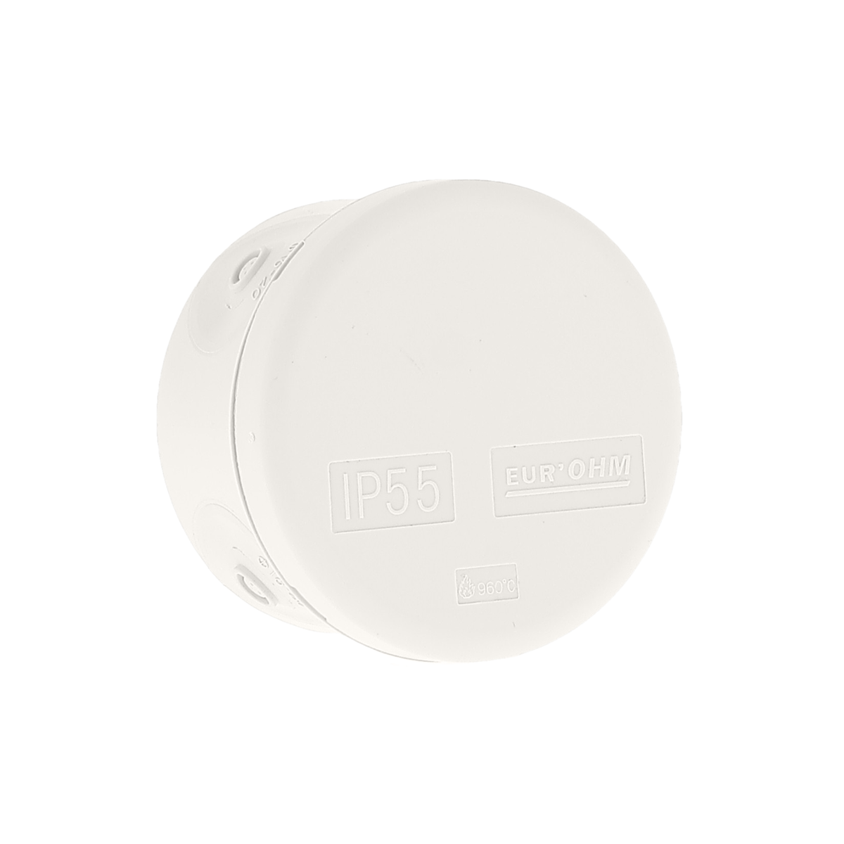 EUR'OHM – SUM’OHM - Boîte de dérivation étanche IP55 960°C Ø60x40mm 4 entrées - Réf : 50021