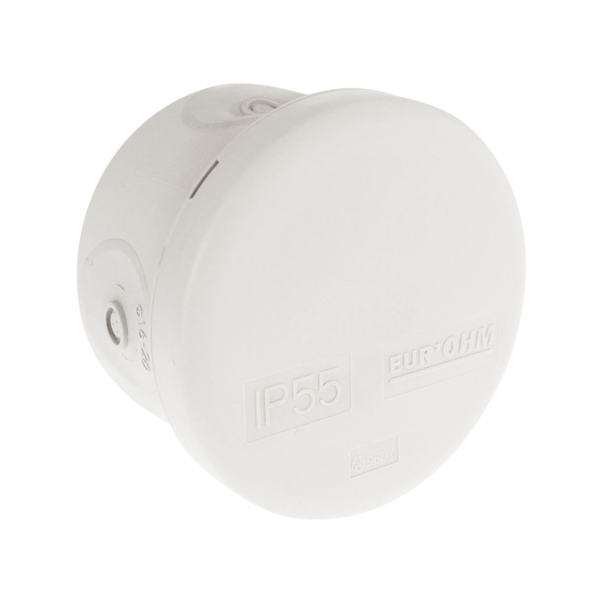 EUR'OHM – SUM’OHM - Boîte de dérivation étanche IP55 650°C Ø60x40mm 4 entrées - Réf : 50031