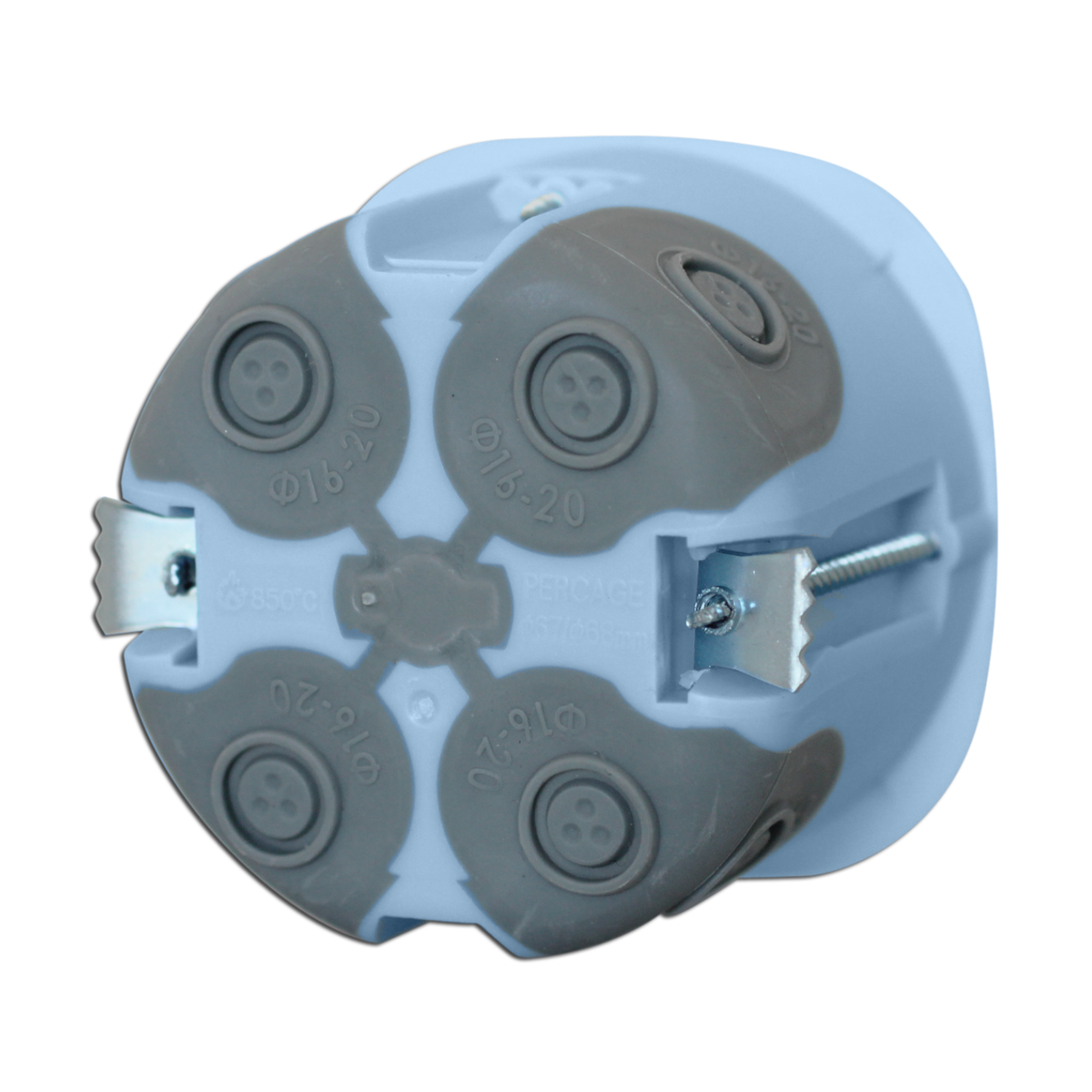 EUR'OHM – Boîte d’encastrement AIR’métic 1 poste Ø67 P50mm - Réf : 52063