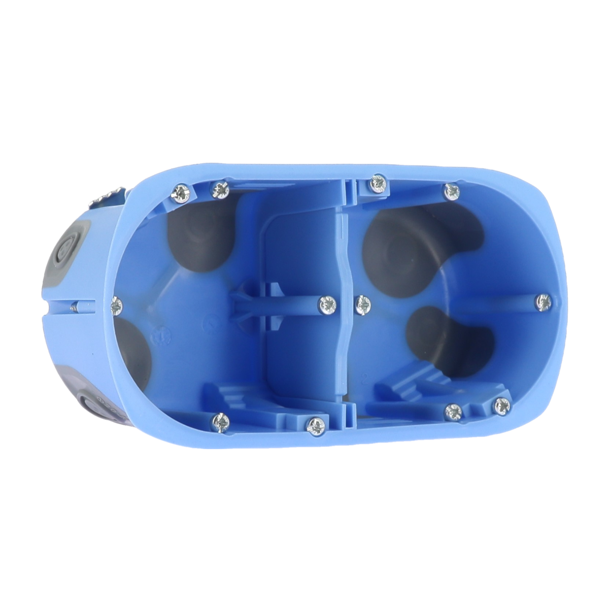 EUR'OHM – Boîte d’encastrement AIR’métic 2 postes Ø67 P50mm - Réf : 52065