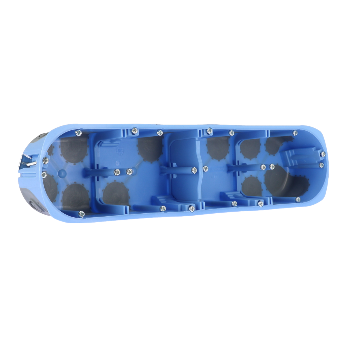 EUR'OHM – Boîte d’encastrement AIR’métic 4 postes Ø67 P50mm - Réf : 52096