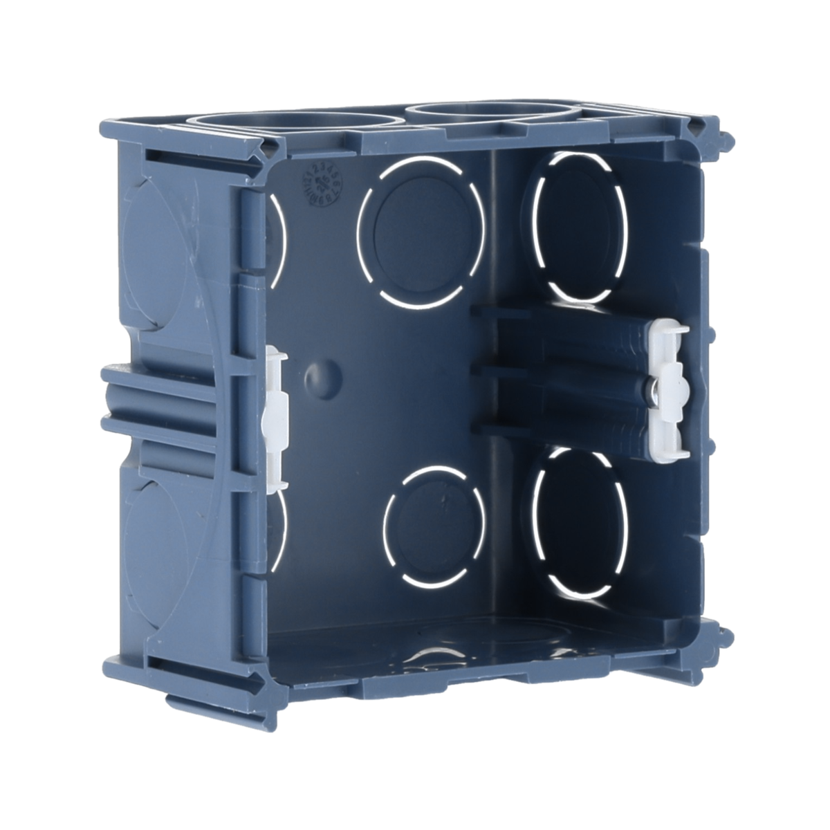 EUR'OHM – Boîte d’encastrement XL TRADI 1 poste carrée 75x75 P40mm - Réf : 52105