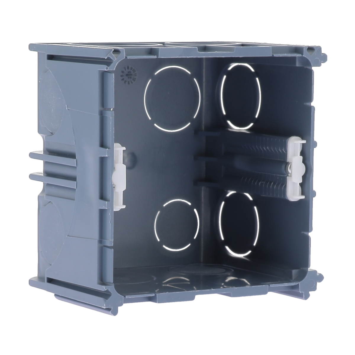 EUR'OHM – Boîte d’encastrement XL TRADI 1 poste carrée 75x75 P50mm - Réf : 52111