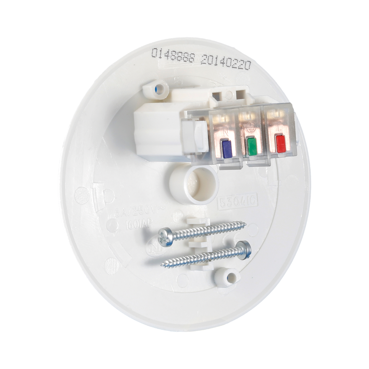 EUR'OHM – Couvercle DCL pour boîte d'applique entraxe 60mm - Réf : 53041