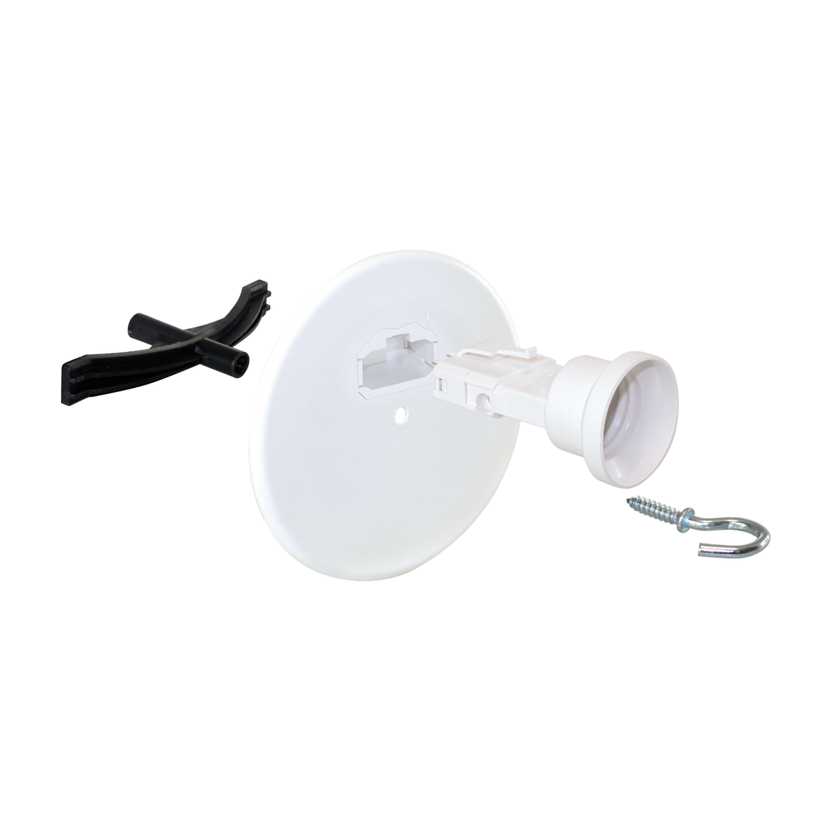 EUR'OHM – Kit couvercle DCL Ø120mm avec fixation luminaire et douille E27 - Réf : 53067