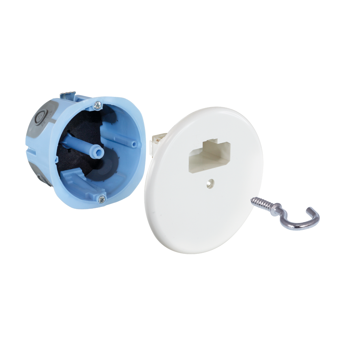 EUR'OHM – Boîte point de centre DCL coupe-feu EI120 étanche à l'air Ø67/68mm - Réf : 53068