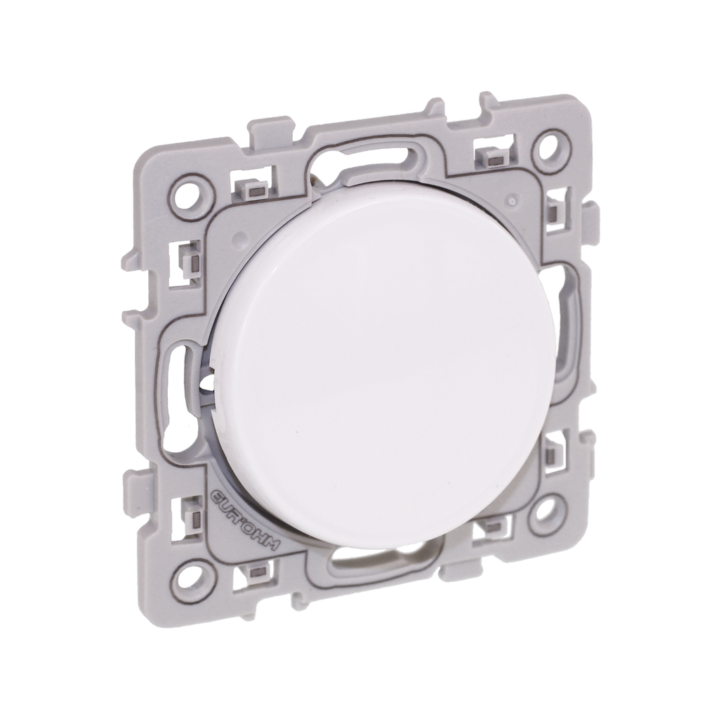 EUR'OHM – SQUARE - Va-et-vient 10AX blanc - Réf : 60201