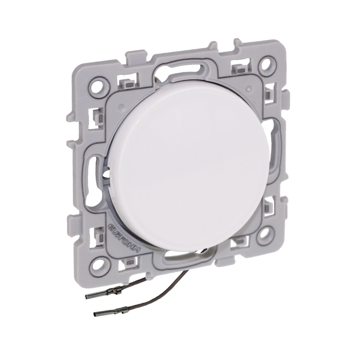 EUR'OHM – SQUARE - Va-et-vient lumineux ou témoin 10AX blanc - Réf : 60203