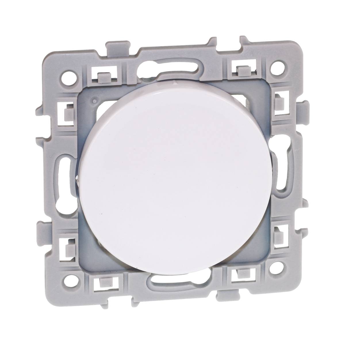EUR'OHM – SQUARE - Obturateur 1 poste blanc - Réf : 60276