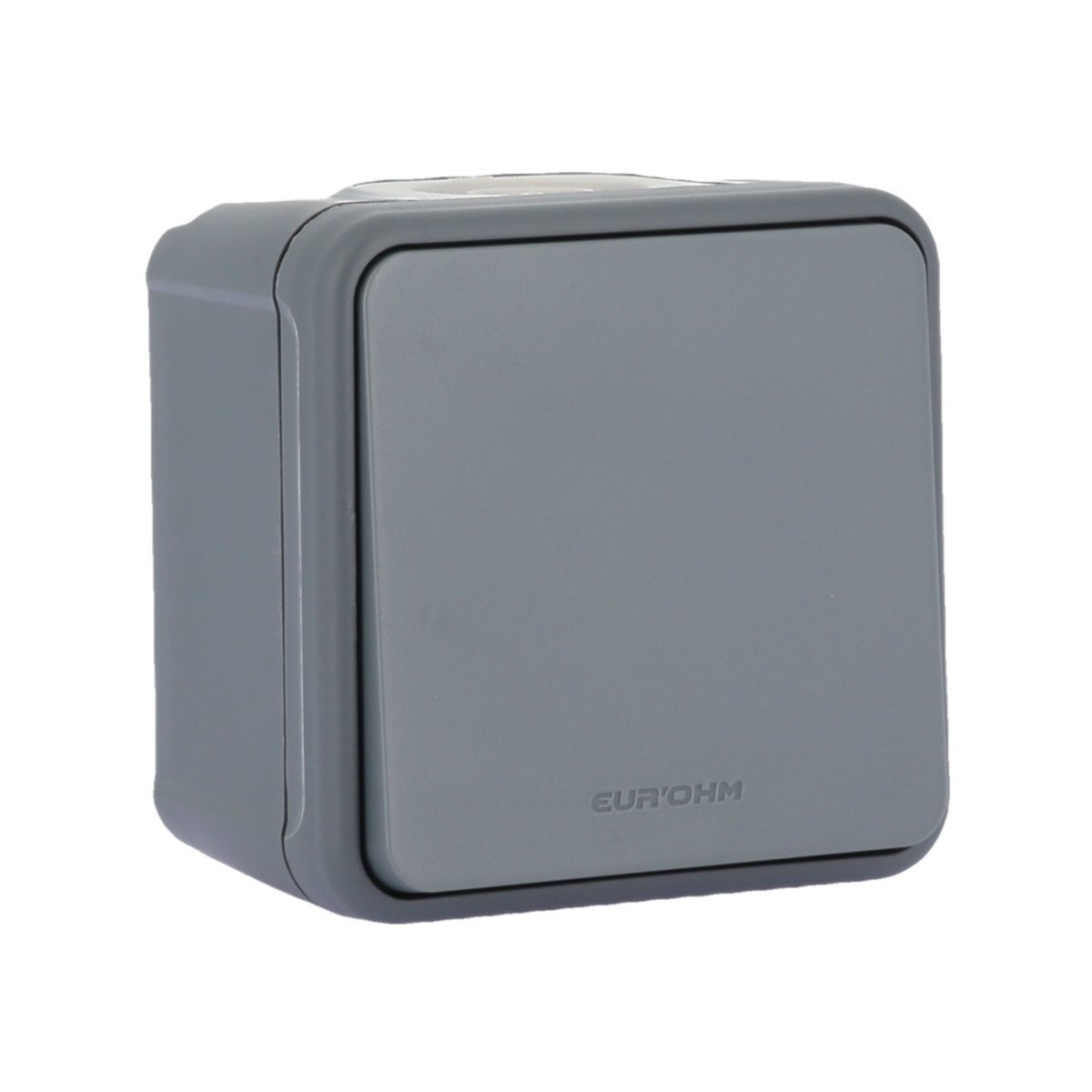EUR'OHM – OXXO - Bouton poussoir 10A saillie étanche IP55 gris - Réf : 60803