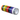 EUR'OHM – Lot de 10 rubans isolants adhésifs couleurs assorties 15mm x 10m - Réf : 72010