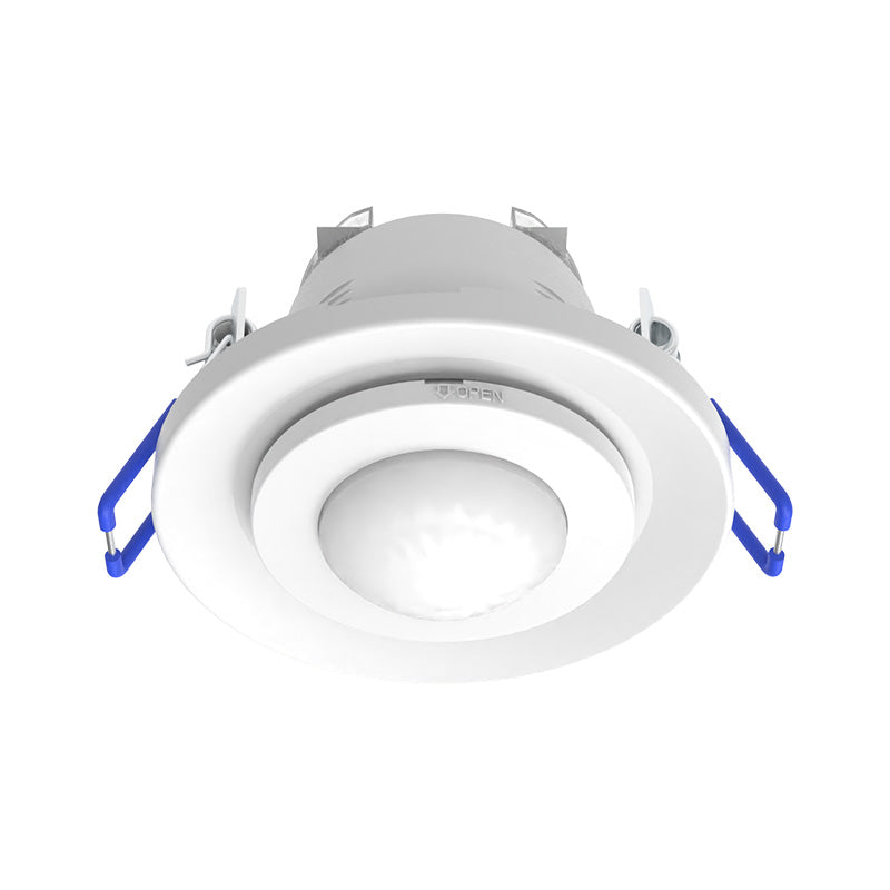 MIIDEX – Détecteur de mouvement IR encastrable 360° 400W IP20 blanc - Réf : 75493