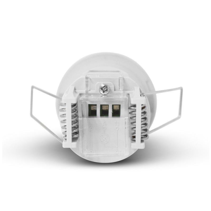 MIIDEX – Détecteur de mouvement IR encastrable 360° 400W BBC IP54 blanc - Réf : 754931