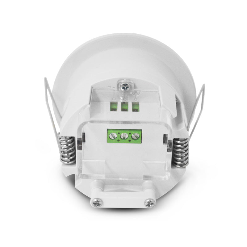 MIIDEX – Détecteur de mouvement IR encastrable 360° 600W BBC IP65 blanc - Réf : 754932