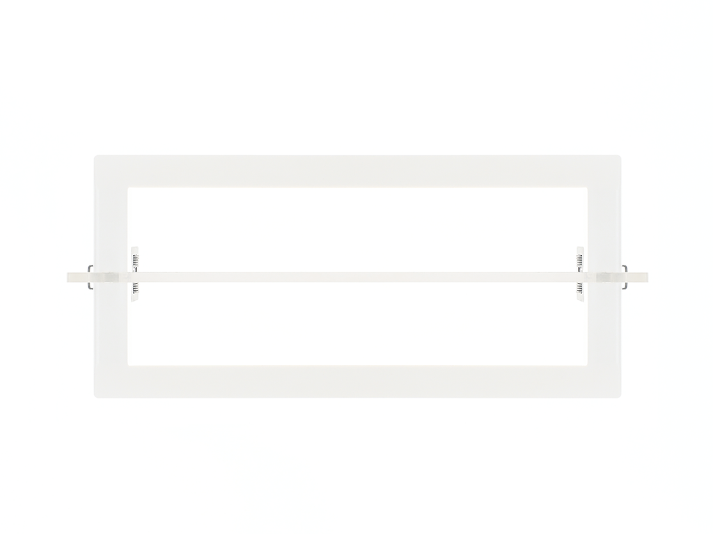 ZEMPER – XENA FLAT - Porte-étiquette avec cadre d’encastrement plafond blanc - Réf : 90091NMF