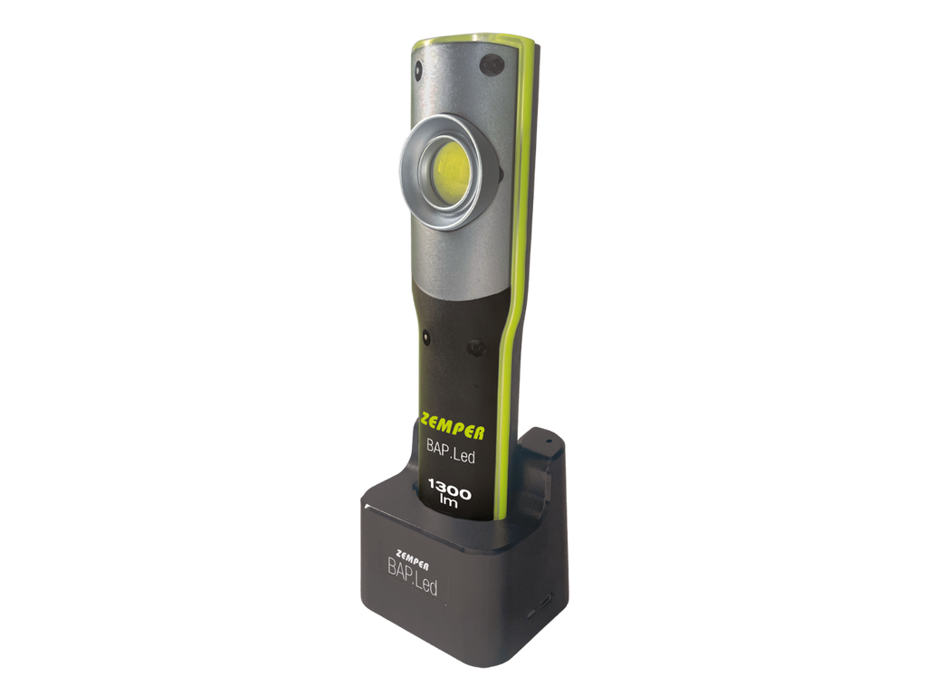 ZEMPER – BAP.Led - Lampe portable autonome d’intervention LED 1300 lm IP54 IK07 - Réf : LPORT04
