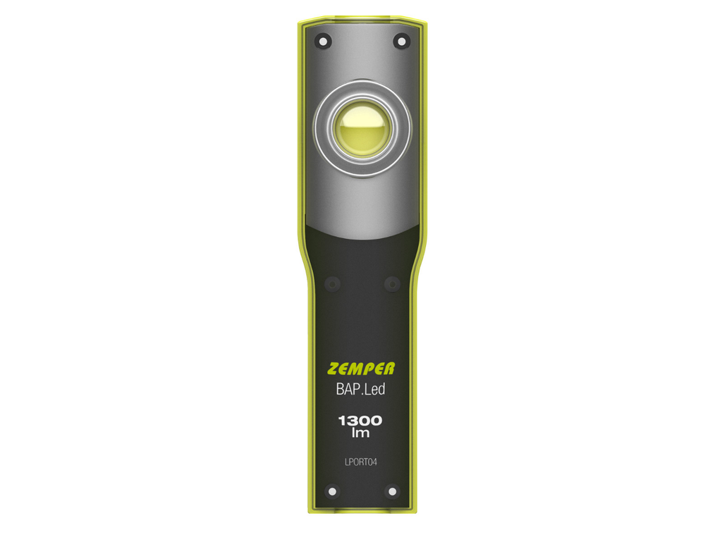 ZEMPER – BAP.Led - Lampe portable autonome d’intervention LED 1300 lm IP54 IK07 - Réf : LPORT04